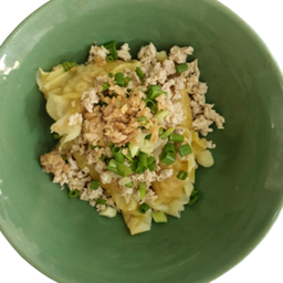 เกี๊ยวอวบลวกหมูสับ