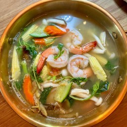 แกงเลียงกุ้งสุกีนีปลาย่าง