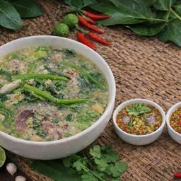 สุกี้ลาวหมูสับ (น้ำจิ้มแจ่ว)