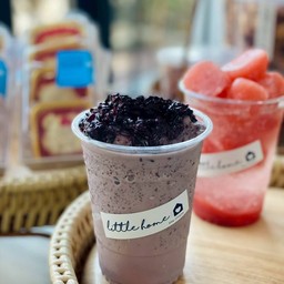 ไรส์เบอรี่นมสดปั่น