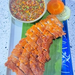 หมูสามชั้นทอดน้ำปลา