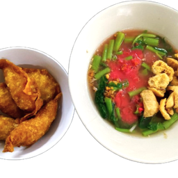 เกี๊ยวอวบทอดเย็นตาโฟ