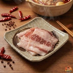 หมูสามชั้นหมักงา