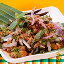 ลาบหมูคั่ว(2005)เจ มังสวิรัติ วีแกน