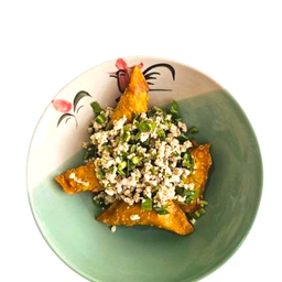 เกี๊ยวอวบทอดต้มแซ่บพริกสด