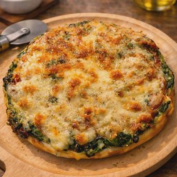 พิซซ่าผักโขมชีส