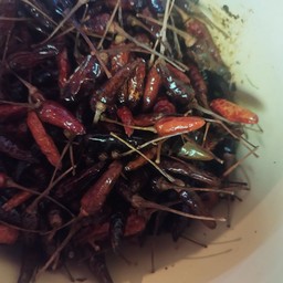 พริกกะเหรี่ยงทอด