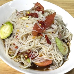 ตำหนมเส้นปลาร้านัว