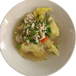 เกี๊ยวอวบลวกต้มแซ่บพริกสด