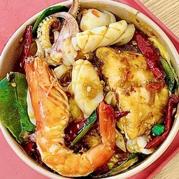 ข้าวไข่ข้นพริกเกลือทะเล**