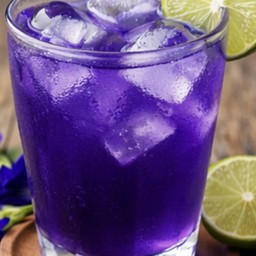 น้ำอัญชันมะนาว