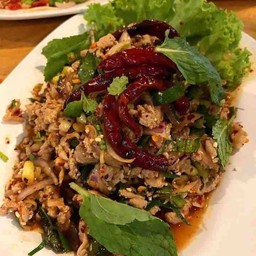 ก้อยหมูคั่ว..รสจัดจ้านแบบอีสาน