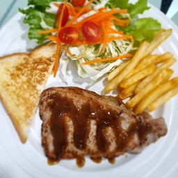 สเต็กหมูบาร์บีคิว