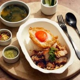 Heavenly Pork Belly with Rice