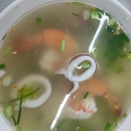 ข้าวต้มรวมมิตรกุ้ง+ปลาหมึก