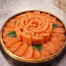 เค้กแซลมอน 1 กิโลกรัม(พร้อมเครื่องเคียง)