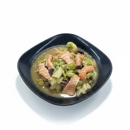 ตำหลวงพระบางแซลมอนปลาร้า