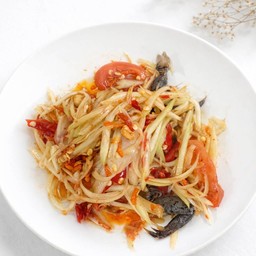 ส้มตำไทยใส่ปู