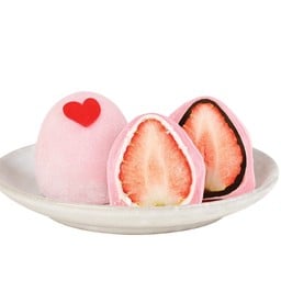Daifuku (2ลูก) แป้งสีชมพู (ปั้นสดใหม่15นาที)