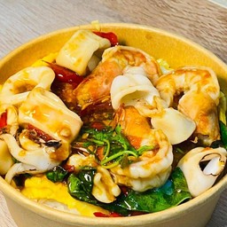 หมู หมึก กุ้ง