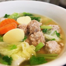 ต้มจืดเต้าหู้หมูสับ