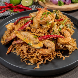 ตำมาม่ากรอบทะเล(ปลาร้า)