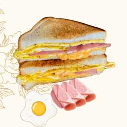 แซนด์วิชโบราณไข่ดาวและแฮม