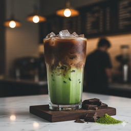 Matcha x Espresso Layered
