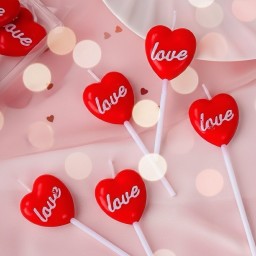 เทียนหัวใจ Love