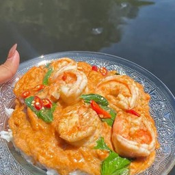 ข้าวราด - ห่อหมกไข่ข้น