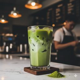 Zen Elephant Matcha Latte