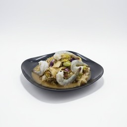 ตำหลวงพระบางกุ้งสดปลาร้า