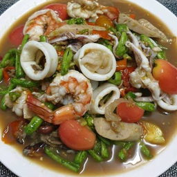 ตำถั่วปูปลาร้าทะเล