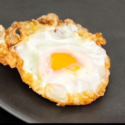 ไข่ดาวธรรมดา  เหมาะสำหรับคนที่ไม่มีส่วนลด  ใช้น้ำมันธรรมดาทอด