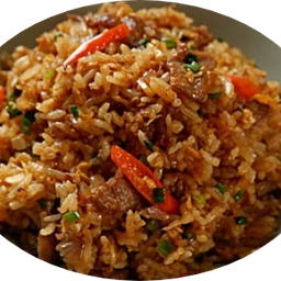 ข้าว คลุก พริกเผา