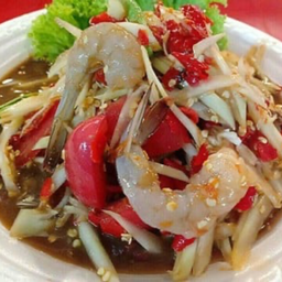 ตำปูปลาร้ากุ้งสด