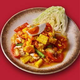 ตำข้าวโพดไข่เค็ม