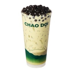 ชาเขียวนมสดใส่ไข่มุก