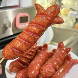 ไส้กรอกแดงจัมโบ้ หนังกรอบ