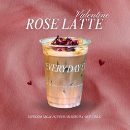 Valentine’s Rose Latte