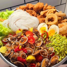 ตำถาดหอยแครงปูปลาร้า