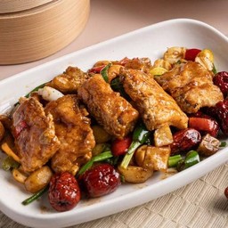 ผัดโหงวก้วยปลากะพง