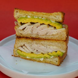 Smoked Chicken and Avocado Parm Cheese Sandwich - พาร์มชีส แซนด์วิช ไก่รมควัน อะโวคาโด