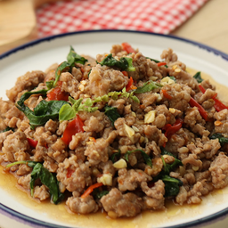 กะเพราหมู(กับข้าว)