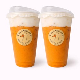 ชาไทยชีส 2 แก้ว