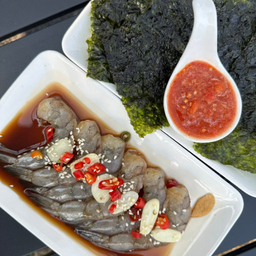 กุ้งดองซีอิ๊วห่อสาหร่าย