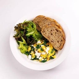 Spinach and Feta Scrambled Egg