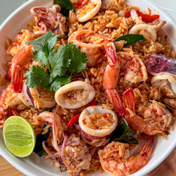 ข้าวผัดต้มยำทะเล(จานใหญ่)