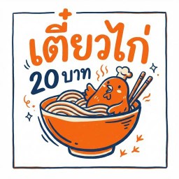 เตี๋ยวไก่ 20 บาท ซอยพาคลับ