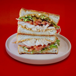 Spicy Smoked Chicken Parm Cheese Sandwich - พาร์มชีส แซนด์วิช ไก่รมควัน สไปซี่